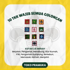 10 TKK Wajib Semua Golongan - Kotak Lis Merah