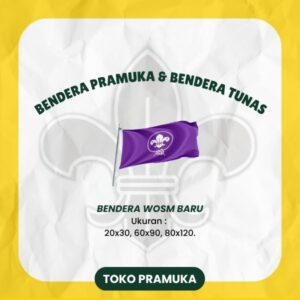 Bendera Pramuka & Bendera Tunas - Bendera Wosm Baru