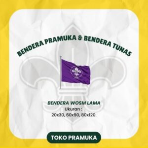 Bendera Pramuka & Bendera Tunas - Bendera Wosm Lama