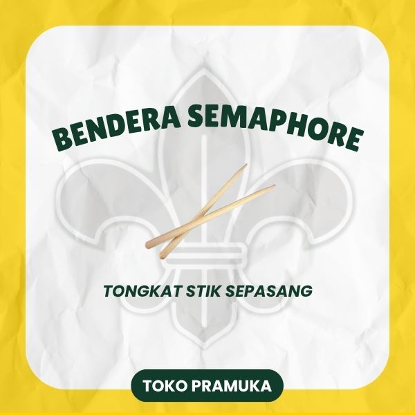 Bendera Semaphore - Stik Sepasang