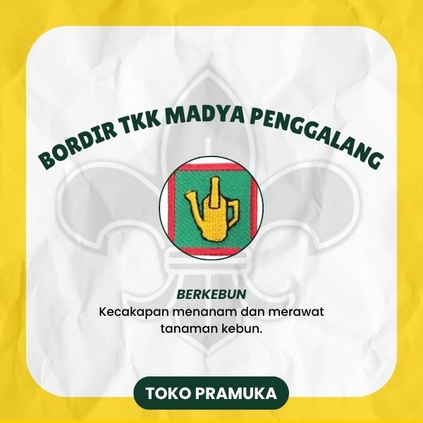 Bordir TKK Madya Penggalang - Berkebun