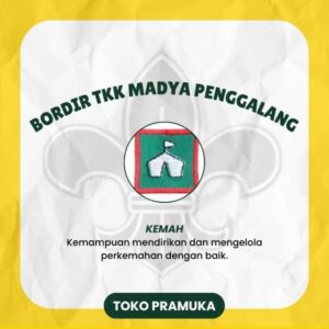Bordir TKK Madya Penggalang - Kemah