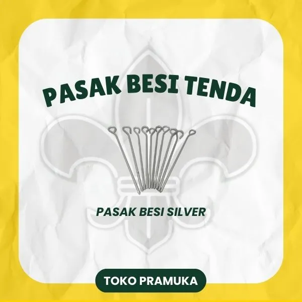 Pasak Besi Tenda - Silver
