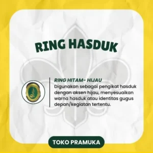 Ring Hasduk - Hitam - Hijau