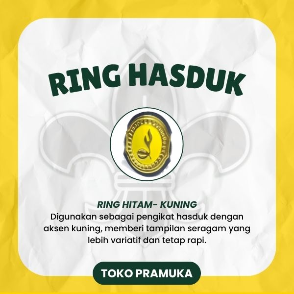 Ring Hasduk - Hitam - Kuning