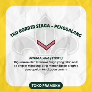 TKU Bordir Siaga-Penggalang - Mancung Strip 1