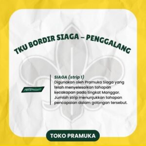 TKU Bordir Siaga-Penggalang - Manggar Strip 1